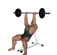 Barbell Press - Incline Reverse